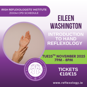 Zoom CPD - Eileen Washington - Introduction to Hand Reflexology