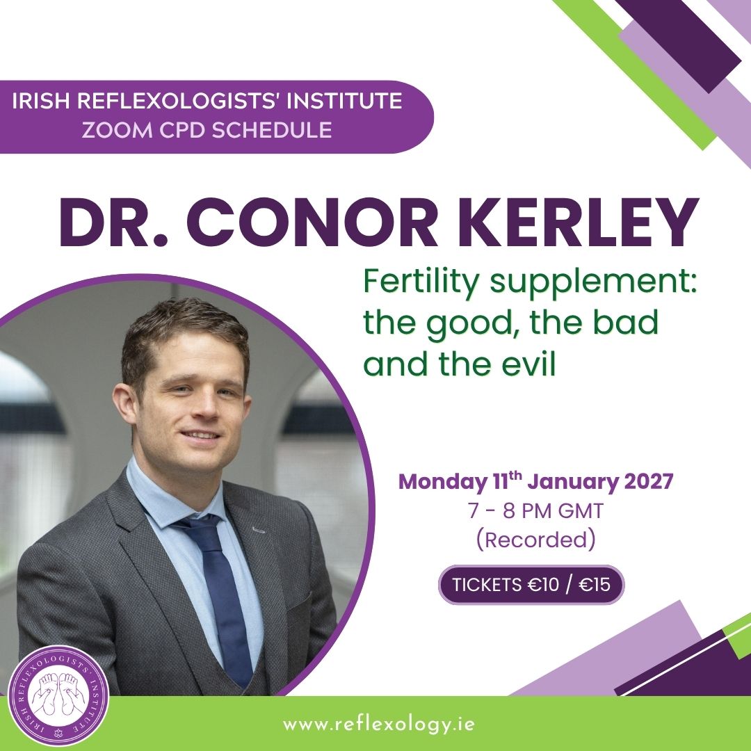 Zoom CPD - Dr Conor Kerley - Fertility supplement: the good, the bad and the evil