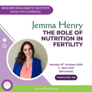 Zoom CPD - Jemma Henry - The Role of Nutrition in Fertility