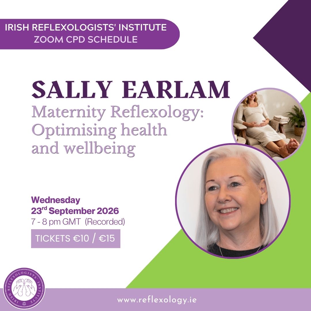 Zoom CPD - Sally Earlam - Maternity Reflexology - optimising health and wellbeing