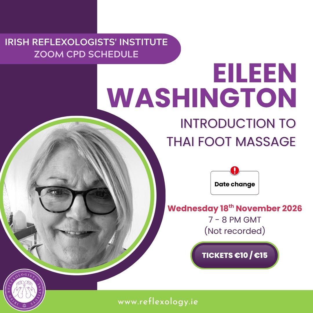 Zoom CPD - Eileen Washington - Introduction To Thai Foot Massage