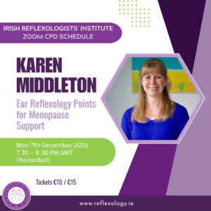 Zoom CPD - Karen Middleton - Ear Reflexology Points for Menopause Support
